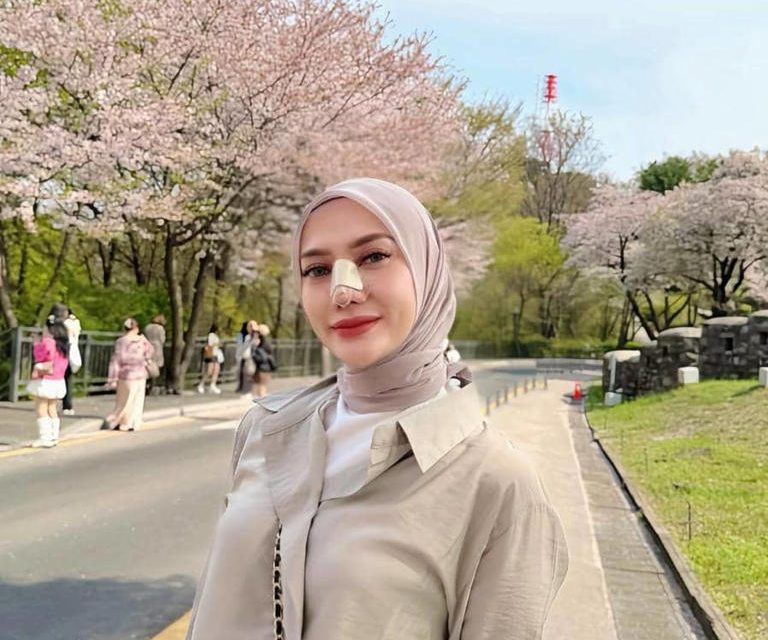 Yulita MCI5: Momen Indah Nikmati Sakura Di Namsan Tower