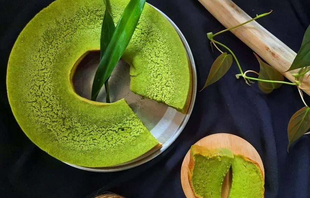 Bolu Kojo Khas Palembang: Kue Hijau Legit Beraroma Pandan