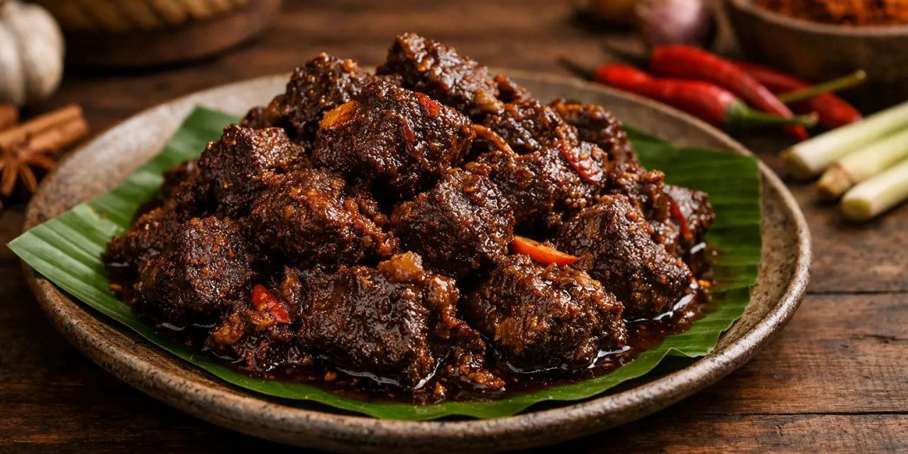 Makin Lezat! Rendang Daging Sapi Empuk & Kaya Rempah