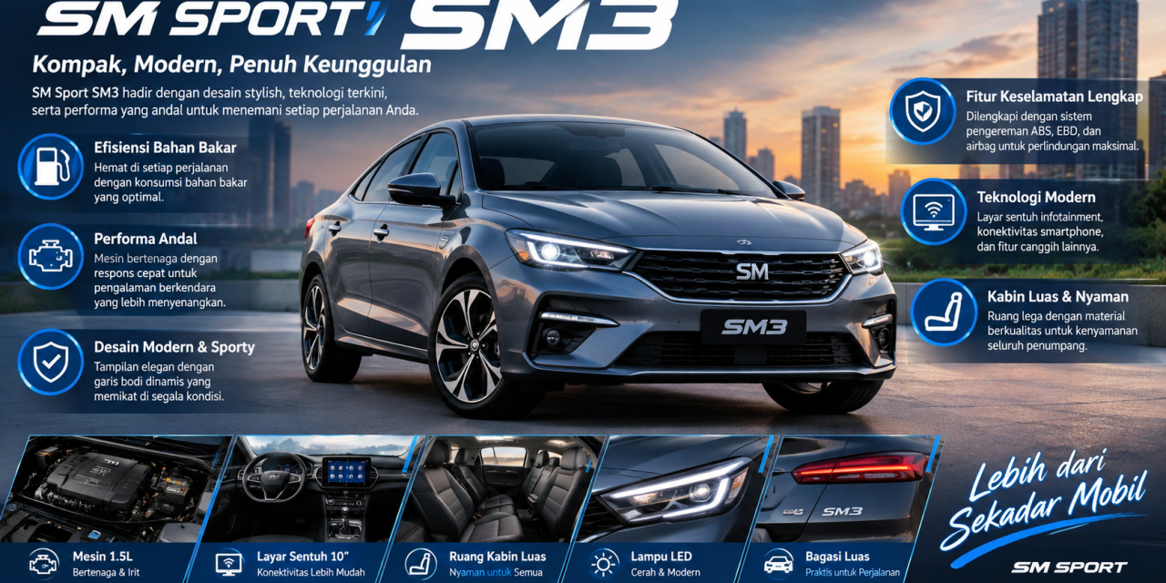 SM Sport SM3 Motor Listrik Dengan Akselerasi Yang Responsif