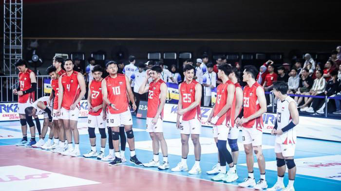 Gagal Bangkit! Timnas Voli Putra Indonesia Finis Ke-12